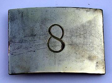 8th foot Belt Plate