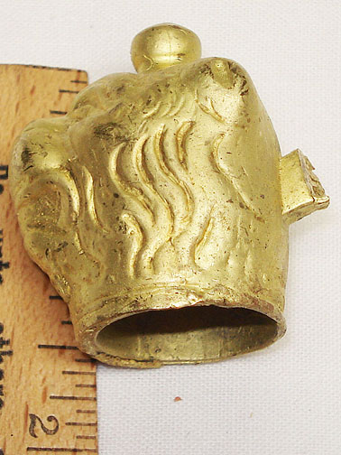 Dog Head Pommel - side view